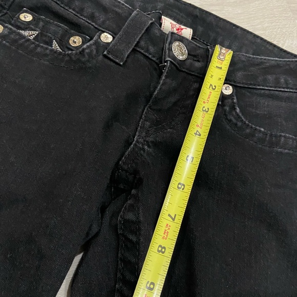 RARE! True Religion Black Embellished Jeans - Size 26 - Picture 5 of 8